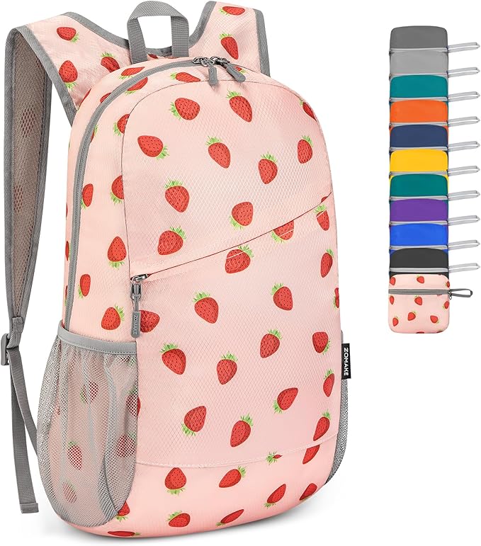 ZOMAKE Lightweight Packable Backpack, Foldable Backpacks Small Daypack by ZOMAKE