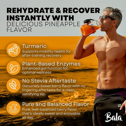 Bala Total Body Wellness Drink Mix, Hydrate & Recover Variety Pack, Lime & Berry - Image 6