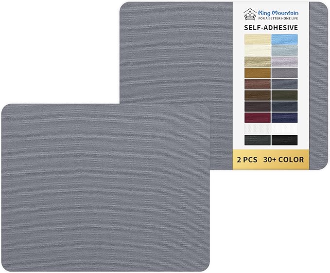 KING MOUNTAIN Canvas Repair Patch 9 x11 Inch 2 Pcs Self-Adhesive Waterproof by ForABetterHomeLife