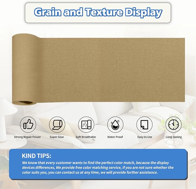 KING MOUNTAIN Canvas Repair Tape, Outdoor Gear Patch, 4×63 Inches, Waterproof - Image 2