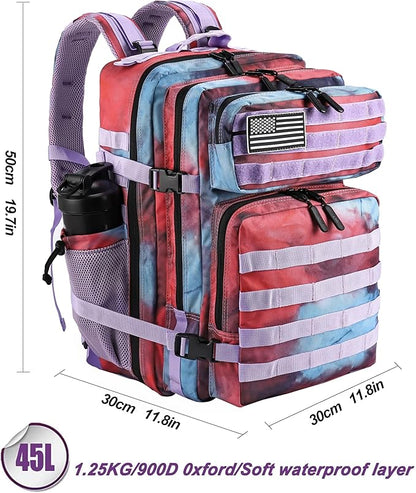 LHI Military Tactical Backpack for Men and Women 45L Army 3 Days Assault Pack - Image 2