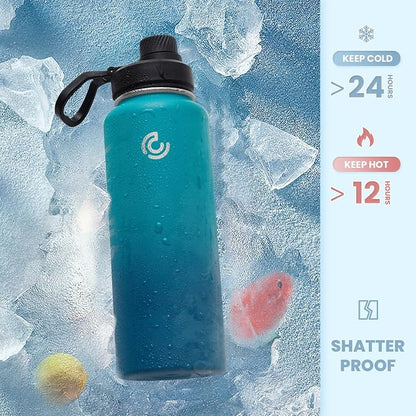 Sports Water Bottle 40oz, Insulated Water Bottle - Image 4