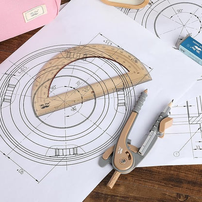 Mr. Pen- Geometry Compass and Protractor Set, 6 Inch Compass, 6 Inch Protractor - Image 6