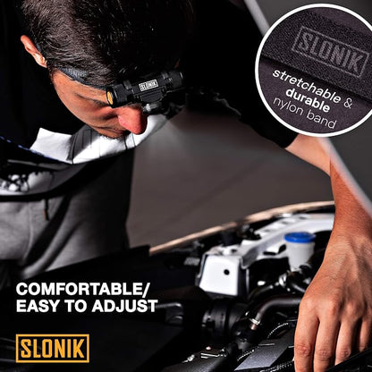 SLONIK Headlamp Rechargeable - Image 7