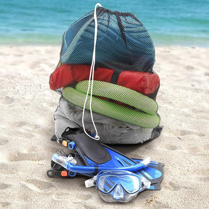 Champion Sports Mesh Equipment Bag – Heavy-Duty Nylon Drawstring Bag - Image 7