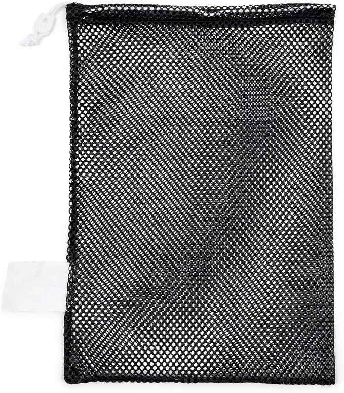 Champion Sports Mesh Equipment Bag – Heavy-Duty Nylon Drawstring Bag by ChampionSports
