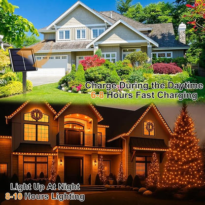 Extra-Long 144FT Solar String Lights - Image 2