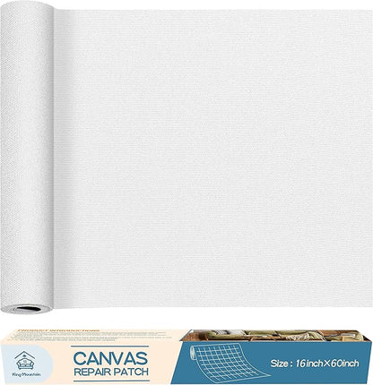 KING MOUNTAIN Canvas Repair Patch 16×60 Inch Self-Adhesive Waterproof Fabric by ForABetterHomeLife