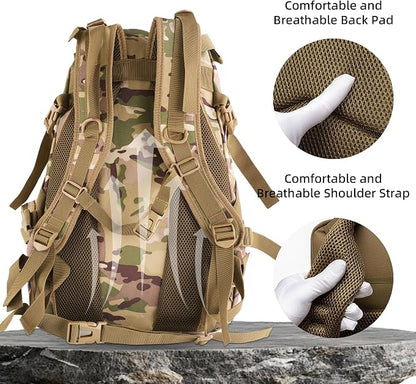 aiGear Tactical Backpack for Men, 25L Military Backpack, 3-Day Bug Out Bag for - Image 4