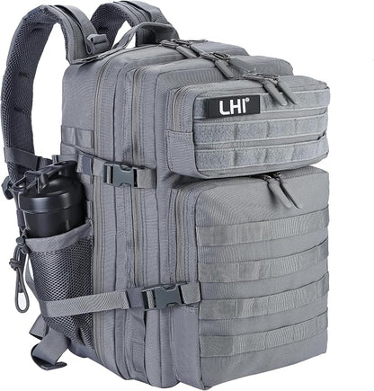LHI Military Tactical Backpack for Men and Women 45L Army 3 Days Assault Pack by LHI