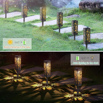 TomCare Solar Lights Outdoor Upgraded Bright Solar Pathway Lights Bigger Size - Image 4