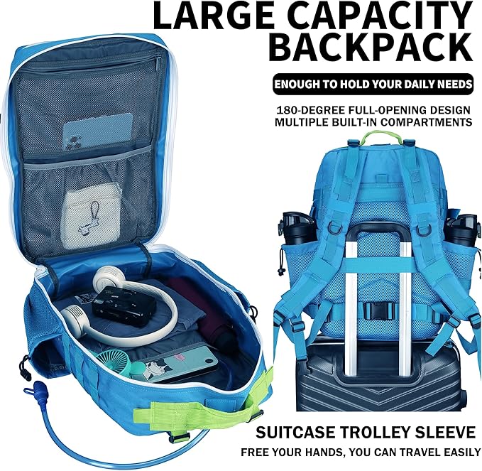 Military Tactical Backpack 45L/25L 3 Day Assault Pack Molle Daypack Hiking - Image 5