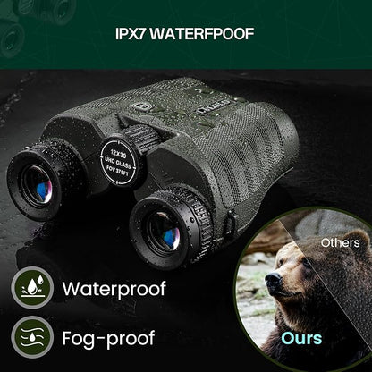 12x30 Compact HD Binoculars for Adults High Powered - Image 6