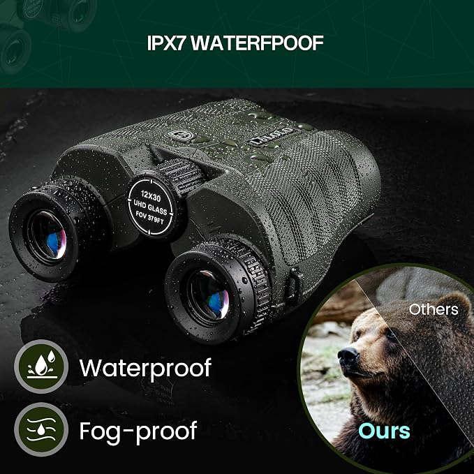 12x28 Compact HD Binoculars for Adults High Powered - Image 6