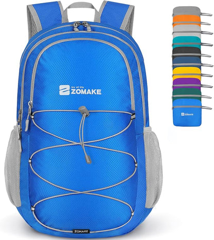 ZOMAKE Lightweight Packable Backpack 28L, Foldable Backpacks Water Resistant by ZOMAKE