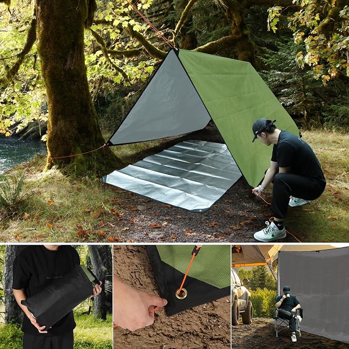 RedSwing 2-Pack Heavy Duty Survival Blanket, Waterproof Emergency Thermal Tarp - Image 9