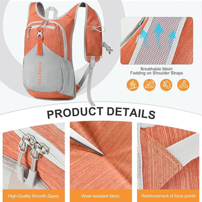 FIORETTO 15L Hiking Backpack for Women Men Mini Packable Backpack Lightweight - Image 7