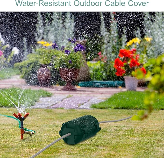 Extension Cord Cover Outdoor, IP54 Water-Resistant Power Cord Protector - Image 5