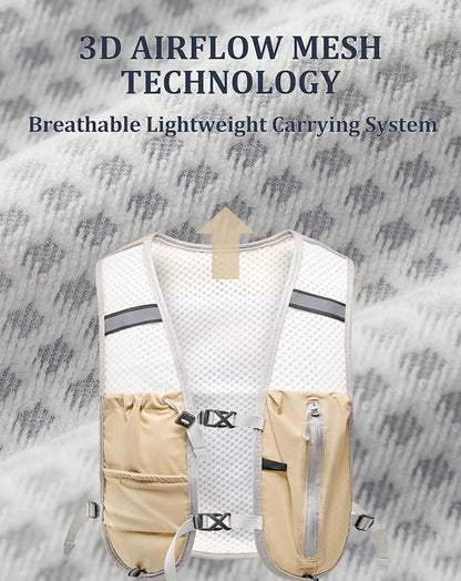Small Lightweight Hiking Backpack, 3D Breathable Mesh Backpack - Image 3