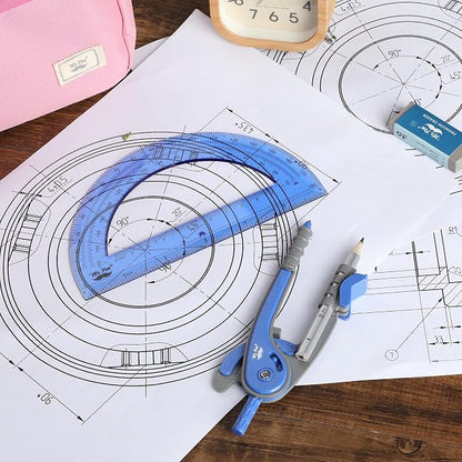 Mr. Pen- Geometry Compass and Protractor Set, 6 Inch Compass, 6 Inch Protractor - Image 6