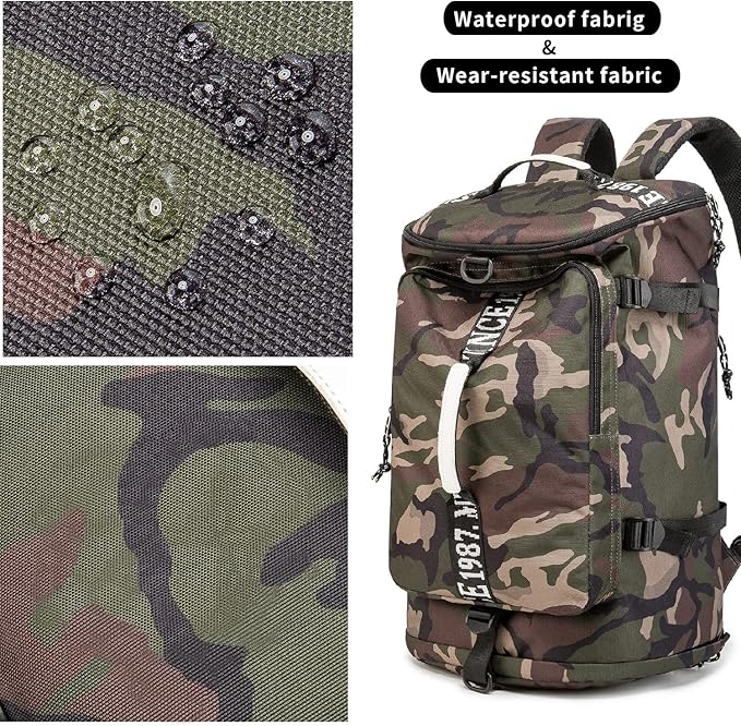 Outdoor Waterproof Backpack Hiking, Camping Large Capacity Multifunctional - Image 2