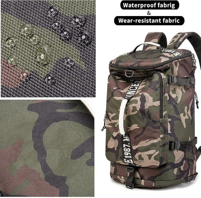 Outdoor Waterproof Backpack Hiking, Camping Large Capacity Multifunctional - Image 2