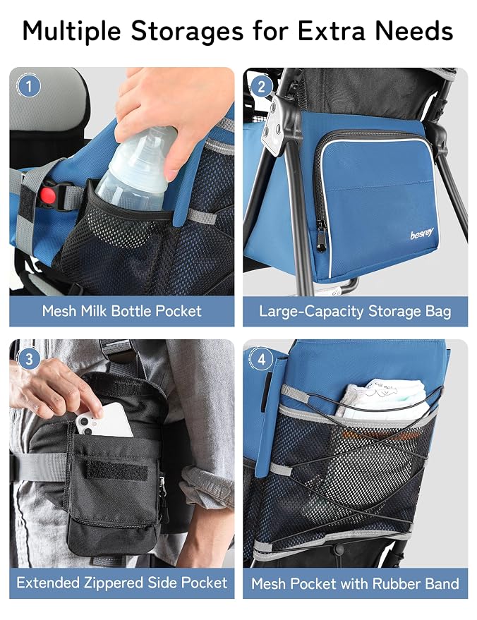 besrey Baby Backpack Carrier, Toddler Hiking Backpack - Image 5