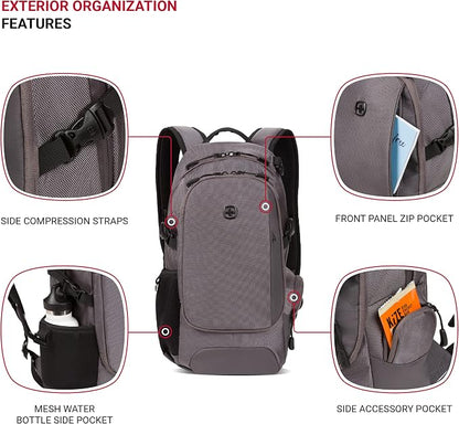 SwissGear 3598 Backpack, Narrow Daypack - Image 3