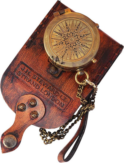 Pocket Compass for Hiking, Survival Instrument Antique “So You Can Always Find - Image 6