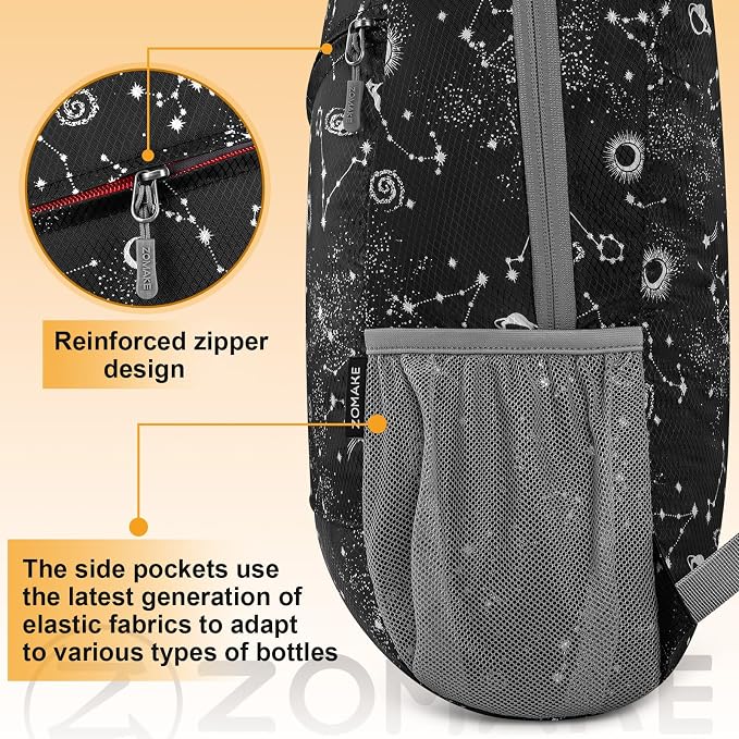 ZOMAKE Lightweight Packable Backpack, Foldable Backpacks Small Daypack - Image 7