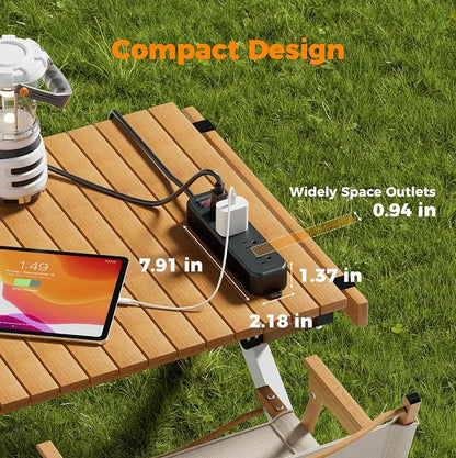 TESSAN Outdoor Power Strip Weatherproof, 6FT Extension Cord Waterproof - Image 7
