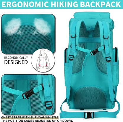 Hiking Backpack for Men 70L/100L Camping Backpack Military Rucksack Molle 3 - Image 5