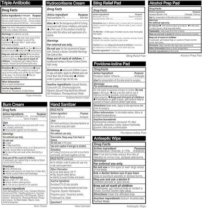 General Medi 420 Piece First Aid Kit, 6 Individual Boxes of 70 Items Each - Image 8