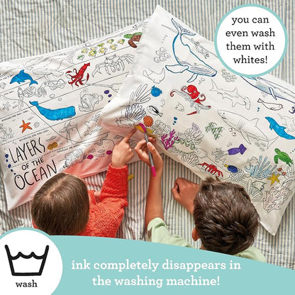 eatsleepdoodle - Coloring Pillowcase - Image 2