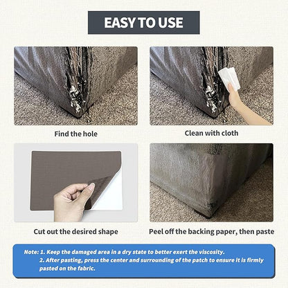 KING MOUNTAIN Canvas Repair Patch 5×8 Inch 8 Pcs Self-Adhesive Waterproof - Image 6