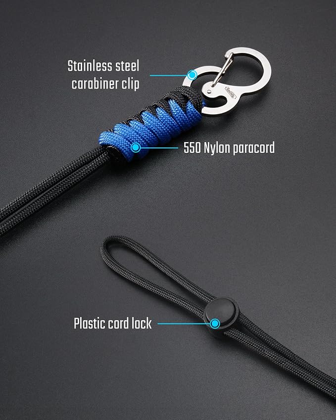 KeyUnity KC01 Braided Paracord Carabiner - Image 4