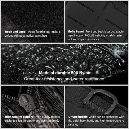 TACTICAL GEEK Block E2.0 EDC Compact Waist Pocket Pouch, Nylon Daily Utility - Image 5