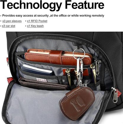 Boavan Laptop Backpack for men, 15.6 inch Laptop Bag - Image 3