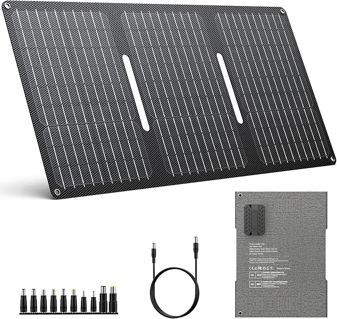 ENOFLO 30W Solar Panel Charger YT30 Foldable Solar Panel IP65 Waterproof Solar by PortablePowerStationSolarGenerators