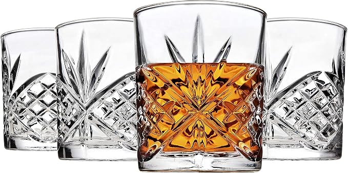 Godinger Old Fashioned Whiskey Glasses, Drinking Glasses, Shatterproof and - Image 3