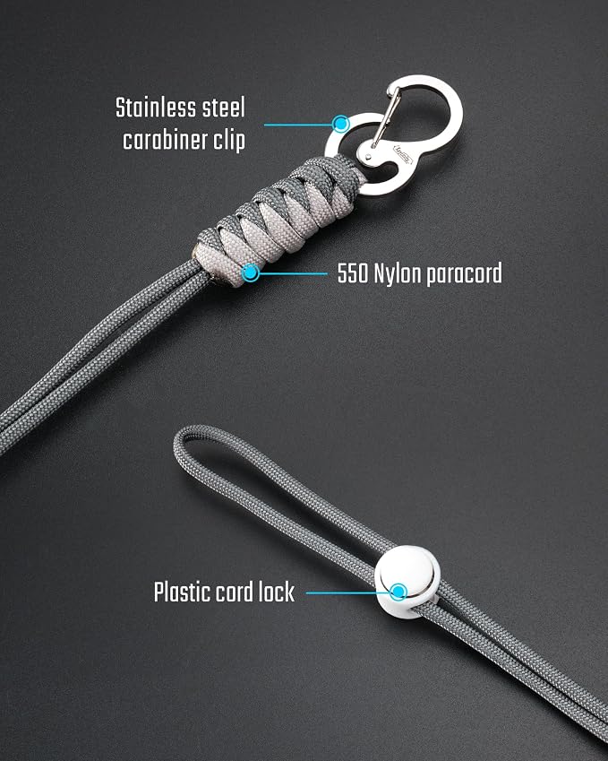 KeyUnity KC01 Braided Paracord Carabiner - Image 4