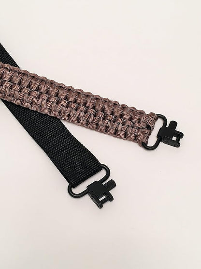 Extra Wide Gun Sling Paracord 550 Adjustable w/Swivels - Image 3