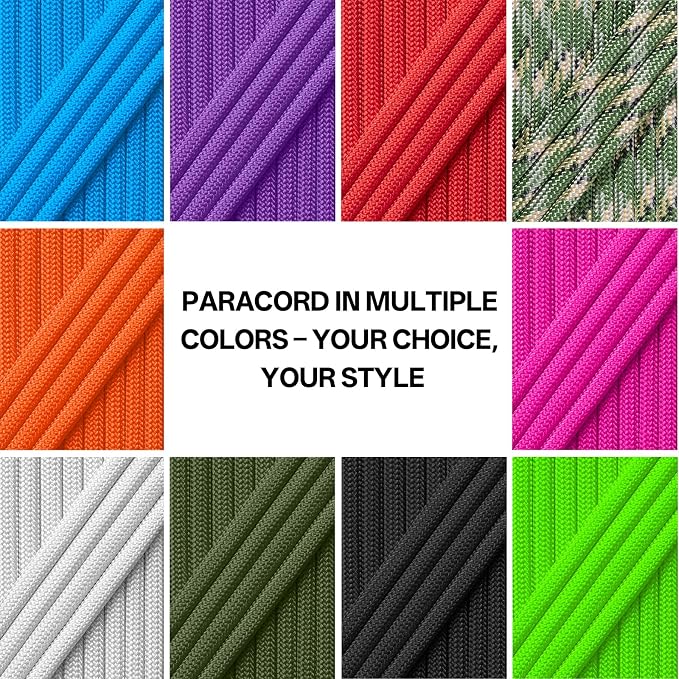 750lb Paracord Rope - 4mm 11 Strand Parachute para Cord Spool Rope Utility - Image 8