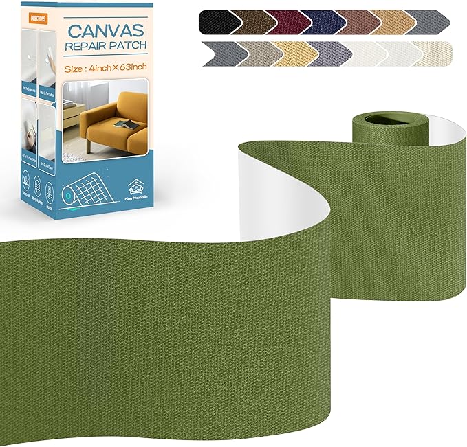 KING MOUNTAIN Canvas Repair Tape, Outdoor Gear Patch, 4×63 Inches, Waterproof by ForABetterHomeLife