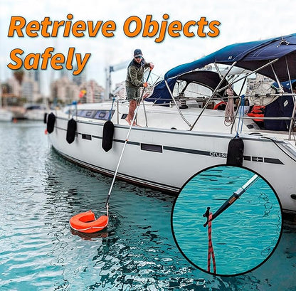 Boat Hook for Docking with Telescoping Extension Pole // Durable, Lightweight - Image 4