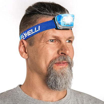 Foxelli LED Headlamp Flashlight by FOXELLI
