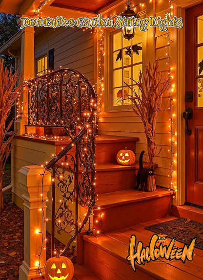Brightown 4 Pack Solar Halloween Lights, Total 184FT 480 LED Solar String - Image 2