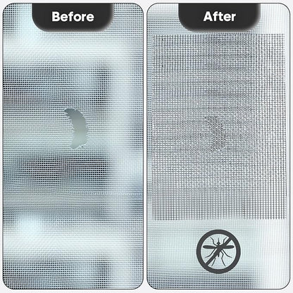 Secopad 5" x 7" Grey/Black Screen Repair Kit, Strong Adhesive Fiberglass Mesh - Image 4