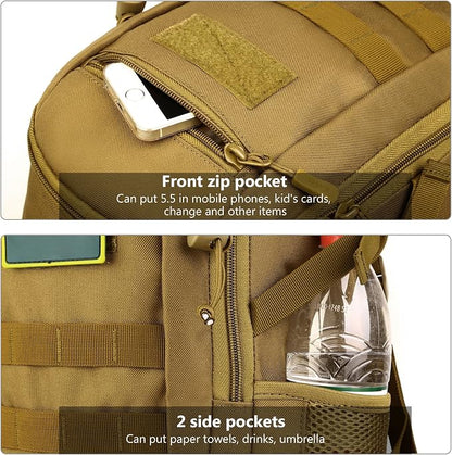 ArcEnCiel 10L/20L Mini X-Small Tactical Backpack MOLLE Daypack Gear Pack - Image 4