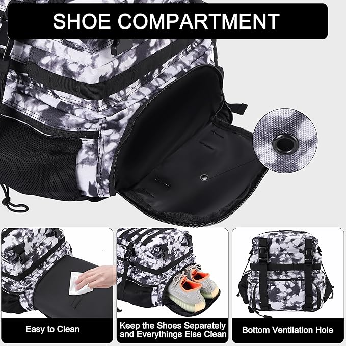 LHI Military Tactical Backpack for Men and Women 45L Army 3 Days Assault Pack - Image 4